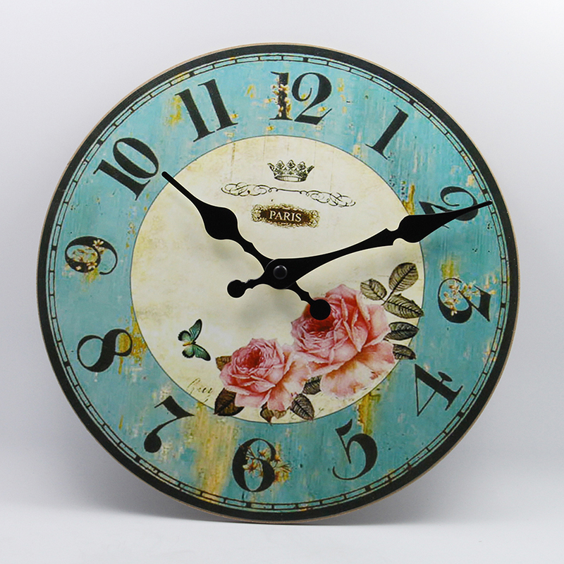 Wooden wall clock 17006
