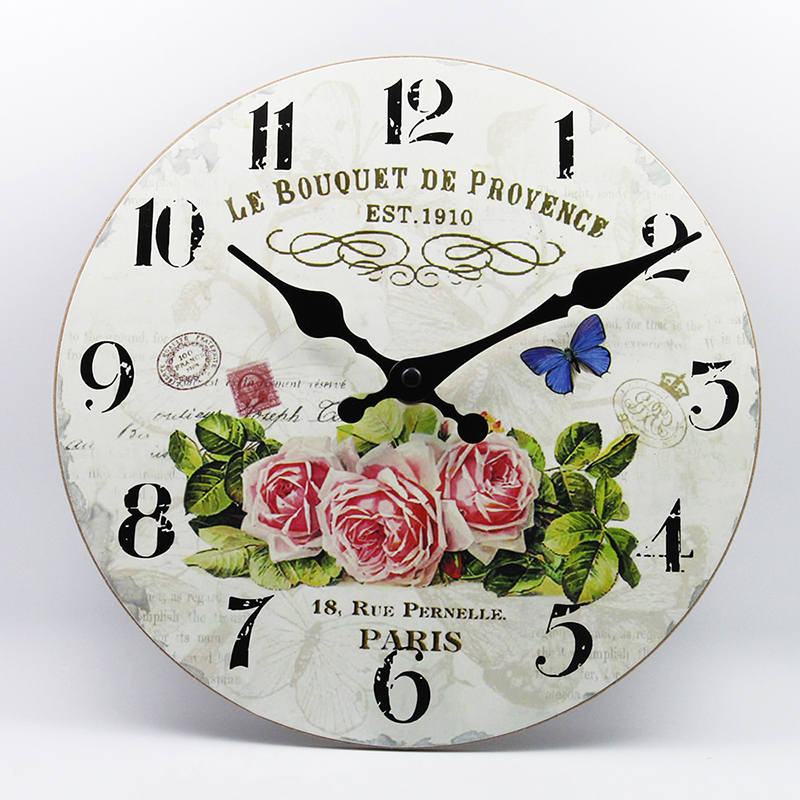 Wooden wall clock 17007